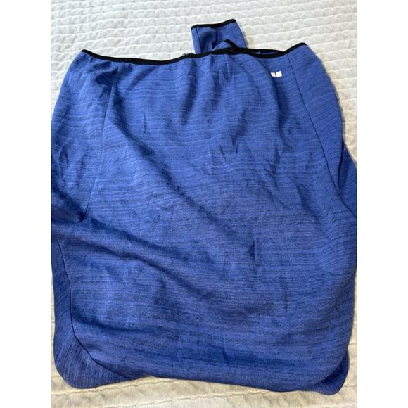 Uniqlo Plus Blue Full Zip Long Sleeve Knit Sweater Jacket Womens Size XL - Picture 3 of 4